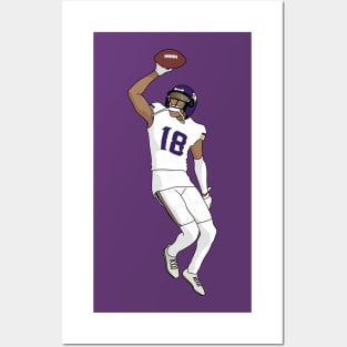 the number 18 catch Posters and Art